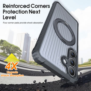 Casing penutup bening transparan asli dudukan magnetik Putar Anti selip 360 tahan guncangan untuk <span class=keywords><strong>Samsung</strong></span> <span class=keywords><strong>Galaxy</strong></span> S25 FE S25 Ultra - Product Image 6