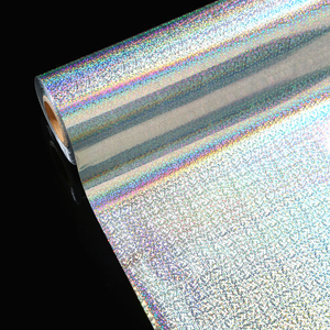 Hot Selling Widely Used Lamination Film SILVER Hot Stamping <strong>Holographic</strong> Laser <strong>Foil</strong> for Paper Plastic - Product Image 2