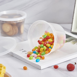 Conteneur alimentaire transparent hermétique de haute qualité, jetable, en plastique épais, pour soupes, 8oz, 12oz, 16oz, 24oz, 32oz - Product Image 6