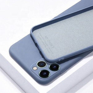 Étui en Silicone IVANHOE pour iPhone 6 6S 7 8 Plus <span class=keywords><strong>X</strong></span> XS Max XR 11 <span class=keywords><strong>Pro</strong></span> Max coque de téléphone liquide TPU souple pour iPhone XS Max - Product Image 5