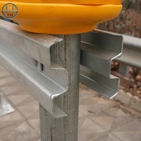 Système de barrière routière anti-collision en acier galvanisé robuste pour la construction de voies express