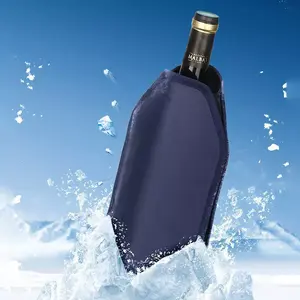 Wine bottle Cooler sleeve Gel cold wine beer gel pack wine bottle cooler sleeve