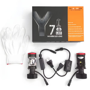 Proyector de Lentes para Automóvil en Oferta, Faros Delanteros LED Y7 H4 de 120 W, 12000 lm, 6500 K, Chip 3570, Súper Brillantes, Ajuste Universal para Automóviles - Product Image 5