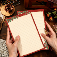 Bloc-notes de Noël personnalisé, service d'impression sur mesure, enveloppes personnalisées, autocollants de sceau de marque, feuilles mobiles recyclables, qualité supérieure