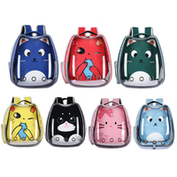Vente en gros de sac à dos portable pour chat d'extérieur de qualité supérieure OEM ODM capsule durable pour espace clair grand transporteur pour animaux de compagnie imprimé à fermeture éclair