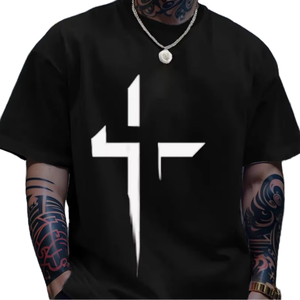 Camiseta de Punto para Hombre 2021, Cuello Redondo, Manga Corta, Corte Regular, 100% Algodón, Antiarrugas y Transpirable - Product Image 1