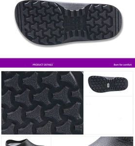 Scarpe da <span class=keywords><strong>Cuoco</strong></span> Antiscivolo Nere Economiche e Vendute, <span class=keywords><strong>Calzature</strong></span> di Sicurezza per Uomo in Cucina - Product Image 3