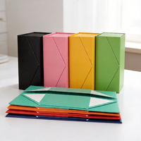 Caja de Papel para Regalo de Cumpleaños, Cosméticos, Juguetes y Ropa de Lujo, con Cierre Magnético Plegable, Impresión de Logotipo Personalizado, Color Gris