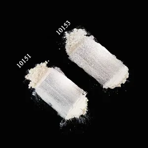 Silvery White Satin Pearl Pigment Interference Mica Powder Pigment Natural Mica