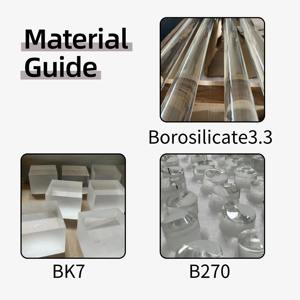 Lente <span class=keywords><strong>Fresnel</strong></span> Compuesta Rectangular Moldeada con Precisión Personalizada BO-GLASS, Vidrio de Borosilicato con Recubrimiento Antirreflectante para Iluminación de Escenario - Product Image 4