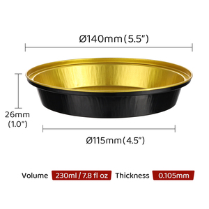 <span class=keywords><strong>Barquette</strong></span> jetable en <span class=keywords><strong>aluminium</strong></span> robuste de 5,5 pouces, compatible four et <span class=keywords><strong>micro</strong></span>-ondes, avec couvercle transparent et récipients résistants à la chaleur - Product Image 6