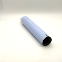 Tubes en aluminium pliables de 30 mm et 80 ml avec couvercle pour cosmétiques, tubes de base en métal souple, sans plastique, recyclables, finition mate