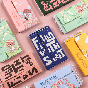 Bloc de Notas con Bolsillo, Hojas Sueltas Adhesivas, Páginas Gruesas, <span class=keywords><strong>Libro</strong></span> de Palabras en Inglés, Diseño de Dibujos Animados, Notas de <span class=keywords><strong>Dopamina</strong></span> - Product Image 2