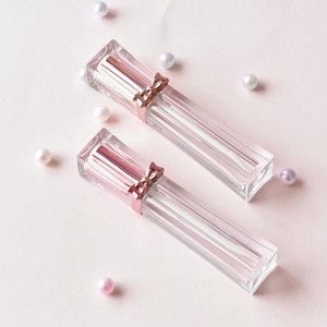 3.5ml tùy chỉnh Rose Gold Bow Lip Gloss ống rỗng Kem che khuyết điểm lỏng Son môi môi dầu DIY <span class=keywords><strong>container</strong></span> mỹ phẩm bao bì với bàn chải - Product Image 4