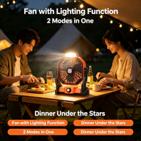 Ventilateur de camping à refroidissement par air, petit ventilateur de bureau, ventilateur personnalisé