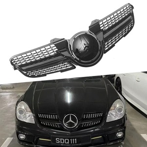 กระจังหน้ารถยนต์เมอร์เซเดส-เบนซ์ R171 SLK-Class ปี 2008-2010 วัสดุ ABS สำหรับเปลี่ยน กระจังหน้าลายดาว - Product Image 1