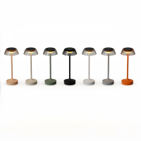 Lampe de table solaire d'intérieur et d'extérieur, abat-jour transparent, gradation progressive, portable, étanche, jardin, patio, lumière nocturne sans fil