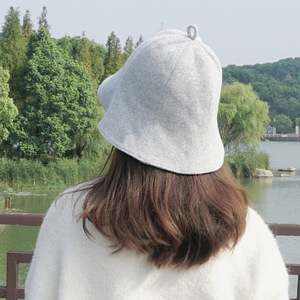 Chapeau de sauna OEM en tissu japonais pour l'hiver, absorbant la transpiration, chaud et épais, idéal pour la salle de <span class=keywords><strong>bain</strong></span> et la vapeur - Product Image 3