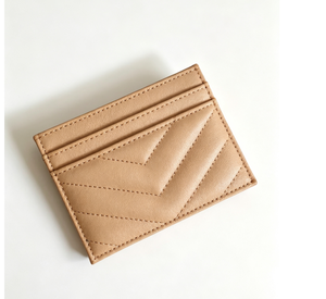 Porte-cartes minimaliste en cuir véritable, motif crocodile, 5 pouces, portefeuille pour cartes de crédit, plusieurs couleurs, sans fermeture - Product Image 5