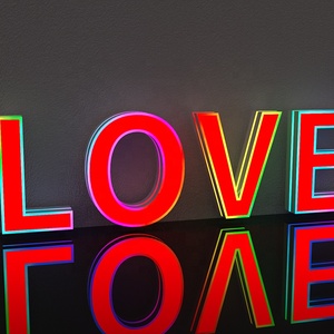 Bán buôn tùy chỉnh RGB LED Đăng Board 3D logo Khung Thư dấu hiệu cho các tòa nhà tường Backlit quảng cáo chiếu sáng logo - Product Image 6