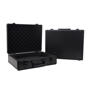 Valigetta <span class=keywords><strong>Professionale</strong></span> in Alluminio Nero con Schiuma Pretagliata, Valigetta in Alluminio di Alta Qualità, Valigetta in Alluminio Personalizzabile - Product Image 2