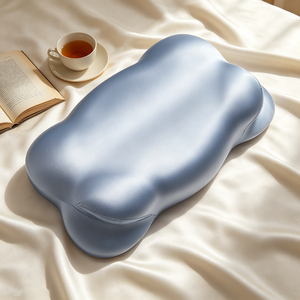 Almohada de Espuma Viscoelástica con Ácido Hialurónico y Seda Fría, Sin Presión, Soporte Superior para el Cuello, para un Sueño Profundo - Product Image 2