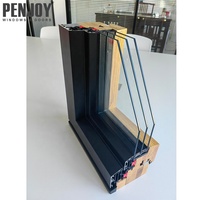 Ventanas de Alta Gama para Casas Pasivas, Revestidas de Aluminio y Madera, con Vidrio Low-E, Aislamiento Térmico, Certificación Energy Star, para Baños y Sótanos