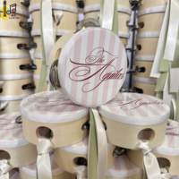 Tamborinas al por mayor para bodas y fiestas, con cintas coloridas personalizadas, tambor de mano para bodas, tambor personalizado, mini tambor, precio.