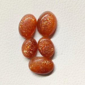 Handmade Natural Sunstone Cabochon 5.06 Carat Loose Gemstone Light Third Party Certified OEM Exporter Supplier for Jewelry - Product Image 5
