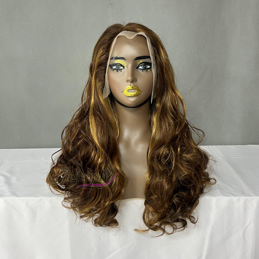 【OVHEE】 BEAUTE CRINKLED Sensationnel Cloud 9 Synthetic 13x6 WhatLace Wig - Perla