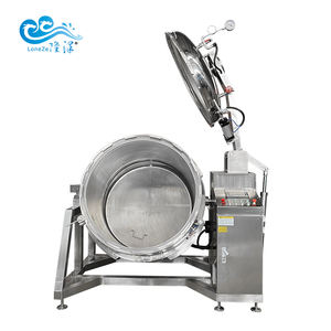 Olla a presión de ebullición automática Industrial de gran capacidad, sopa de fideos de ternera comercial, olla de cocción al vapor de alta presión - Product Image 2