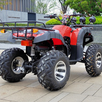 Quad mini tout-terrain 150CC/200CC/250CC pour enfants, en acier inoxydable, transmission par chaîne ABS