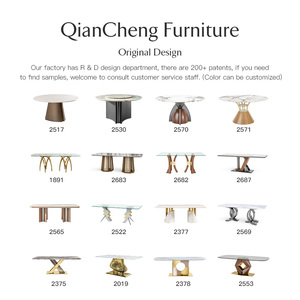 Bàn Ăn Vòng Mở Rộng Bắc Âu Đa Chức Năng Đồ Nội Thất Hiện Đại Cho Sang Trọng Sắt Bàn Ăn Cho 4 6 8 <span class=keywords><strong>12</strong></span> Ghế Đặt - Product Image 5