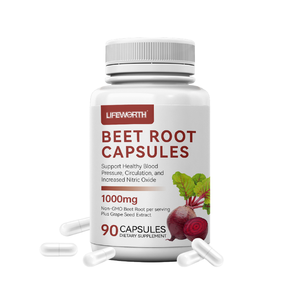 LIFE WORTH Private Label Vegan unterstützt herz gesunde Vitamine 3 in 1 Red Beet Root Extract Capsule - Product Image 1