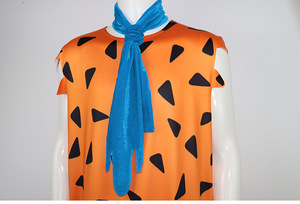 Fred Boy Caveman Túnica Trajes Fiesta Savage Stage Show Performance Wear Halloween Evento indio Flintstones Cosplay Fred <span class=keywords><strong>Disfraces</strong></span> - Product Image 4