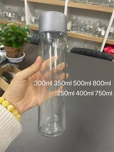 Customized <strong>Glass</strong> <strong>Water</strong> <strong>Bottle</strong> With Scale 330ml 500ml 750ml 1000ml <strong>Water</strong> <strong>Glass</strong> <strong>Bottle</strong> for Travelling Custom logo - Product Image 6