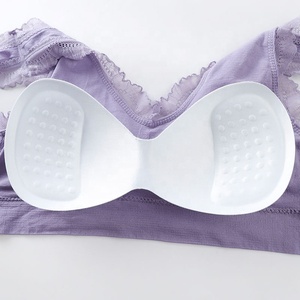 Seamless Lace Bralette Crop Top Thread <strong>Harness</strong> Bralette Encaje Conjuntos Push up Removable No Wire <strong>Bra</strong> - Product Image 6