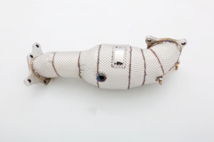 Cho Honda Civic Type-R fl5 2.0T tùy chỉnh đua ống xả Cat-back downpipe với <span class=keywords><strong>heatshield</strong></span> vật liệu thép không gỉ - Product Image 3