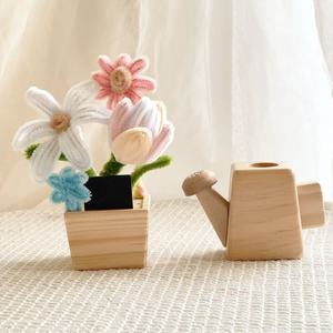 Ensemble de jouets de jardin en bois, blocs de construction à arroser, puzzle, outils éducatifs Montessori pour bébés de 0 à 24 mois - Product Image 4