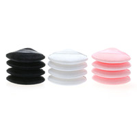 Éponge de maquillage triangulaire en micro-velboa doux de qualité supérieure avec ruban pour fond de teint et poudre – Vente en gros