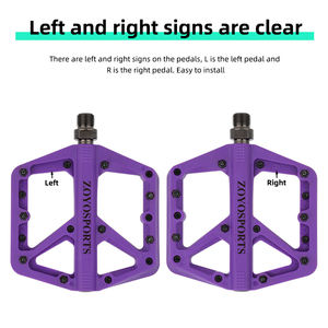 Dispositivo cuscinetto zoyosport pedale per <span class=keywords><strong>bicicletta</strong></span> <span class=keywords><strong>in</strong></span> plastica di Nylon per MTB BMX Road & Mountain bike con mandrino CR-Mo - Product Image 5