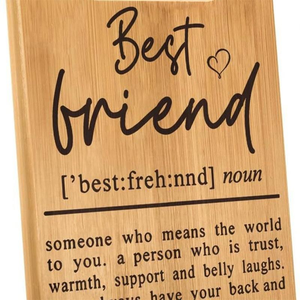 Planche à découper carrée en bois réutilisable, cadeau pour l'anniversaire de la tante et la fête des mères, pour <span class=keywords><strong>nièce</strong></span> et <span class=keywords><strong>neveu</strong></span> - Product Image 5