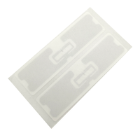 Mini etiquetas de superficie lisa U9 Chip pegatina impermeable UHF RFID etiquetas pegatinas de papel Rfid UHF etiqueta 860-960Mhz 97*27 etiqueta Rfid