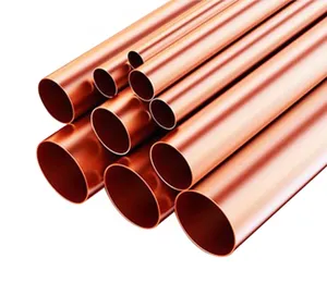Custom Size 15mm Water Copper Pipe 1/4 7.5 Meter Ac Medical Oxygen Copper Pipes