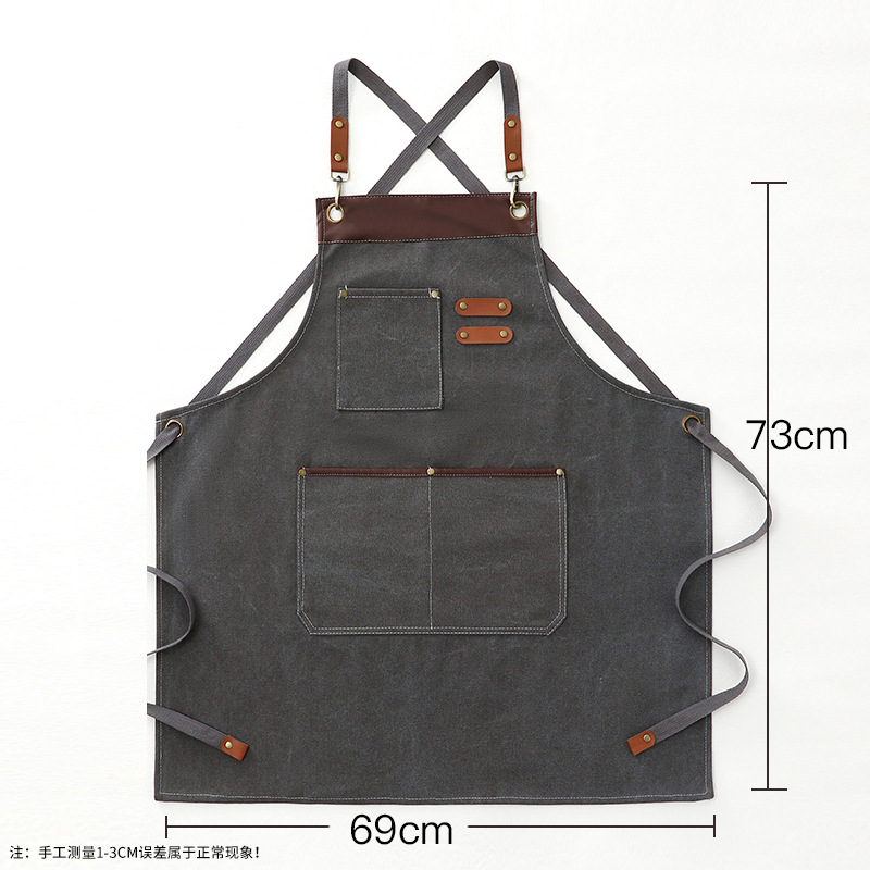 Gray-ZJ645High-end thickening washed canvas