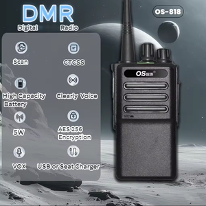 เครื่องรับส่งวิทยุมือถือ5W เข้ารหัส AES256 3โซนวิทยุสื่อสารระยะไกล818<span class=keywords><strong>ว</strong></span>ิทยุ DMR Ong ทอล์คกี้ไร้สาย - Product Image 2