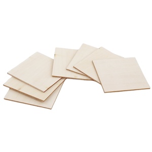 Vente en gros de contreplaqué de peuplier blanchi commercial de 1mm 2mm 3mm 4mm 5mm 6mm de feuilles de peuplier découpées au laser pour <span class=keywords><strong>bricolage</strong></span> de modèles de jouets de puzzle artisanaux - Product Image 1