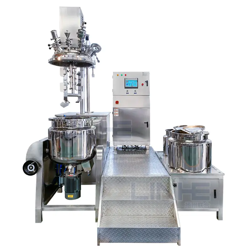 Máquina emulsionante al vacío Yangzhou LINHE, mezclador homogeneizador adhesivo químico de cera orgánica, 100ltr, 200ltr, 300ltr, 500ltr