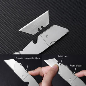 سكين باليسونج خفيف الوزن من التيتانيوم ومحمول، سكين تكتيكي قابل للطي ومتعدد الأغراض للبقاء على قيد الحياة والتخييم والصيد في الهواء الطلق - Product Image 5
