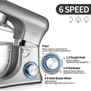Miscelatore automatico planetario uso domestico pressofusione alimenti cucina elettrico 4.5L 5.5L 6.2L supporto macchina mixer - Product Image 2